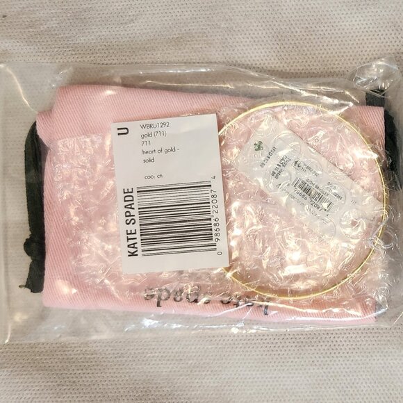 Kate Spade New York Idiom Collection "Heart of Gold" Bangle Bracelet – 7.75" - Picture 5 of 5